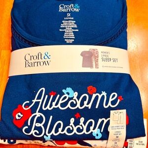 Croft & Barrow Capri Sleep Set with Pockets